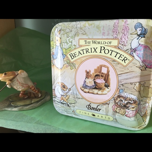 *Rare* Beatrix Potter Jeremy Fisher Figurine - Picture 5 of 10